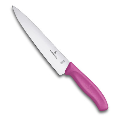 Victorinox Нож разделочный, лезвие 19 см, розовый, в картонном блистере, 6.8006.19L5B