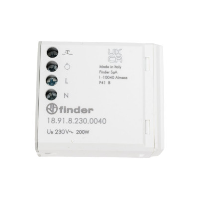 Finder, Детектор движения; установка в монт. коробке; выход 1no 200вт ;230в ас;; питан, 189182300040