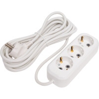Сетевой удлинитель с заземлением, 3-местный, 5м У3-Е LUX 4606400414650