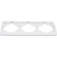 Тройная горизонтальная белая рамка TDM ELECTRIC Валдай SQ1804-0019