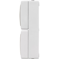 Двойная розетка вертикальная открытой установки 2П+3 IP54 16А TDM ELECTRIC Вуокса SQ1803-0009