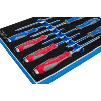 Набор силовых отверток (ложемент, 8 предметов) KING TONY 9-30208MRV