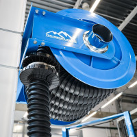 Катушка со шлангом для вытяжки отработанных газов Trommelberg 10 м, 75 мм HR80-10/75