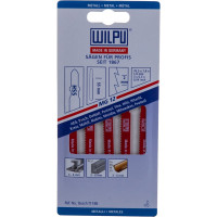 Пилка по металлу MG 12 (5 шт; 76.5х7.8х1 мм; 55 мм; 13 TPI; HSS) WILPU 265000005