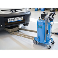 Установка для слива и откачки масла с подкатной ванной Trommelberg UZM8032 (80 л)