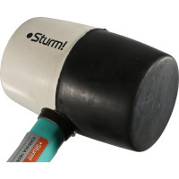 Черно-белая киянка Sturm 900 г обрезиненная рукоятка 1012-06-FB0900