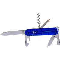 Швейцарский нож синий прозрачный Victorinox Spartan 1.3603.T2