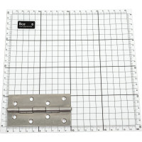 Полуширокая петля VORMANN 100x72х1,5 мм, нержавеющая сталь 010502100