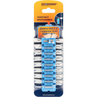 Набор дюбель ЕВРОПАРТНЕР Multi 8 шуруп 4х50 16 шт. KM4 0001