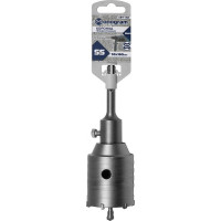Коронка твердосплавная с адаптером по бетону Basis (55х50х160 мм; SDS-plus) Monogram 089-168