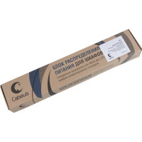Блок евророзеток Cabeus горизонтальный, 6 розеток, фильтр, 16 A PDU-6P-F-2EU