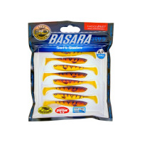 Виброхвосты LUCKY JOHN LJ 3D Series BASARA SOFT SWIM 2.5in, цвет PG08, 8шт. 140402-PG08