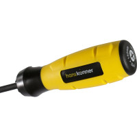 Крестовая отвертка Hanskonner 2x150 алмазный наконечник, твердость 59 HRC, S2, HK1040-16-PH2-150