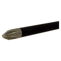 Крестовая отвертка Hanskonner 2x38 алмазный наконечник, твердость 59 HRC, S2, HK1040-16-PH2-38