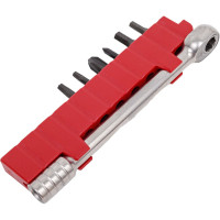 Мультитул Victorinox SwissTool Spirit X Plus Ratchet 105 мм, 36 функций, в кожаном чехле 3.0236.L