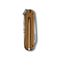 Нож-брелок Victorinox Classic SD Colors Chocolate Fudge 58 мм, 7 функций, карамельный 0.6223.T55G