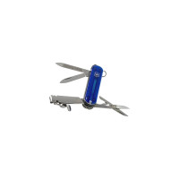 Нож Victorinox Classic Nail Clip 580, 65 мм, 8 функций, полупрозрачный синий 0.6463.T2