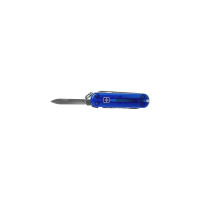 Нож Victorinox Classic Nail Clip 580, 65 мм, 8 функций, полупрозрачный синий 0.6463.T2