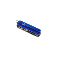Нож Victorinox Classic Nail Clip 580, 65 мм, 8 функций, полупрозрачный синий 0.6463.T2