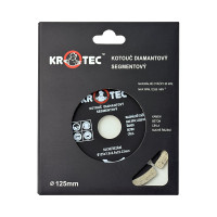 Диск алмазный сегментный (125x22.2 мм) KROTEC 5606002