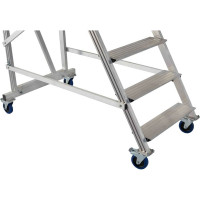 Вышка - стремянка MEGAL разборная на колесах (150 кг) - ВС-1.5 211515