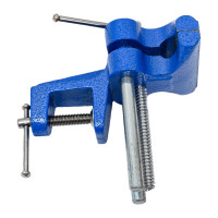 Слесарные тиски CNIC 90 мм настольные без наковальни, крепление струбциной 29297