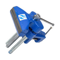 Слесарные тиски CNIC 90 мм настольные без наковальни, крепление струбциной 29297