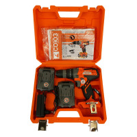 Аккумуляторная ударная дрель-шуруповерт СОЮЗ 20 В, 1BatterySystem, 2 акк. 2 Ач, кейс ДШС-20КУ