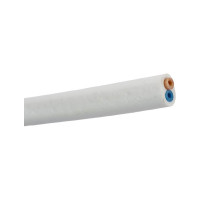 Шнур TDM ELECTRIC ШВВП 2х0,75 ГОСТ 5м, белый SQ0120-0002