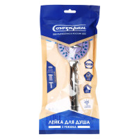 Лейка для душа SonWelle 3 режима, 80 мм, хром 582-053