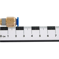 Фитинг 6 мм с наружной металлической резьбой R1/8" CDC Pneumatics PC 0601