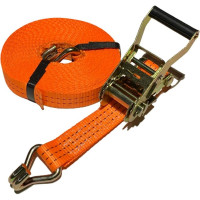 Стяжной ремень с крюками ТРАСТ 10 т, 8000 мм (75 мм) Россия 4687201914549