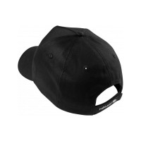 Кепка с козырьком HOEGERT TECHNIK ALF хлопок, черная, универсальный размер 57-61 см HT5K186