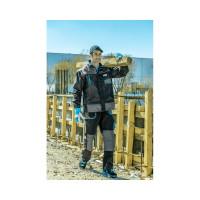 Кепка с козырьком HOEGERT TECHNIK ALF хлопок, черная, универсальный размер 57-61 см HT5K186