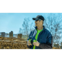 Кепка с козырьком HOEGERT TECHNIK ALF хлопок, черная, универсальный размер 57-61 см HT5K186