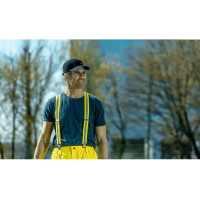 Кепка с козырьком HOEGERT TECHNIK ALF хлопок, черная, универсальный размер 57-61 см HT5K186