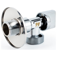 Угловой шаровой кран для бытовой техники PROFACTOR PF CHROME н/н 1/2 дюйма х 3/4 дюйма PF BAV 358