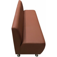 Секция дивана Мягкий офис Классик трехместная паприка КЛ701ПП