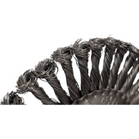 Щетка крацовка дисковая без гайки (200 мм; стальная проволока) для УШМ Orientcraft WHB000200840