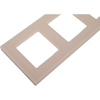 Трехпостовая рамка CGSS стеклянная, светло-дымчатая Эстетика GL-P103-LSG