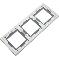 Трехпостовая рамка CGSS стеклянная, светло-дымчатая Эстетика GL-P103-LSG