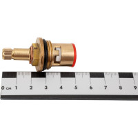 Керамическая кран-букса Профсан ПСМ 1/2", 24 шлица удлиненная 2 резьбы PSM-1292-24