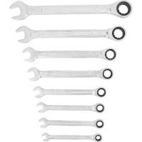 Набор комбинированных ключей с трещоткой NORGAU 8 шт., тип NBS7R-008 060240708