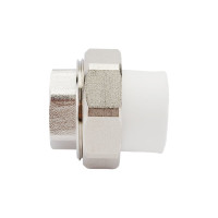 Комбинированная муфта СТМ ПЛАСТ PP-R, разъемная, с внутренней резьбой DN 25х1/2 CPRF2512