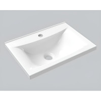 Тумба с раковиной в ванную 1Marka Revo 50 см напольная Дуб Сонома У98621