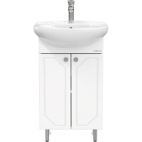 Тумба с раковиной Onika Канны 50 напольная, белая 105003