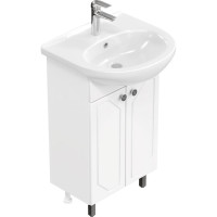 Тумба с раковиной Onika Канны 50 напольная, белая 105003