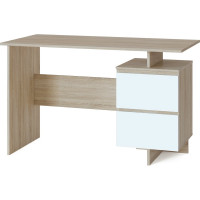 Письменный стол СОКОЛ дуб сонома/белый СПм-19 СПм19Дсб