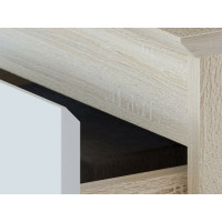 Письменный стол СОКОЛ дуб сонома/белый СПм-19 СПм19Дсб