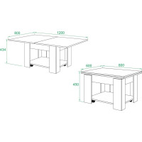 Журнальный стол СОКОЛ венге СЖ-1 СЖ1В5